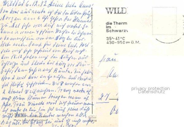Wildbad Schwarzwald Staatsbad Kurpark – Bild 2