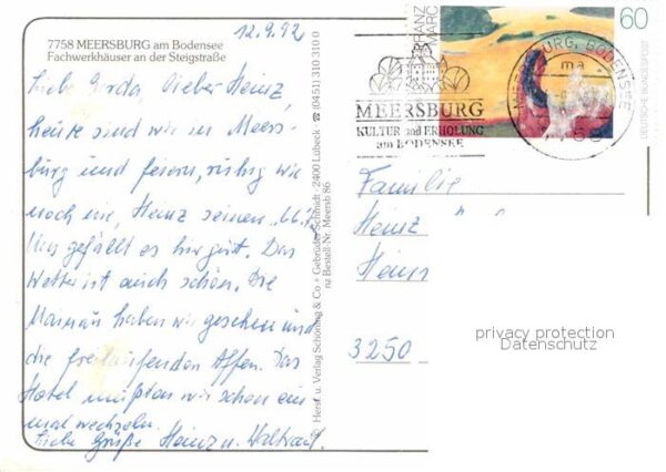 Meersburg Bodensee Fachwerkhäuser Steigstrasse – Bild 2