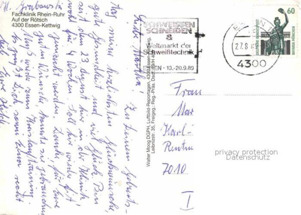 Kettwig Fachklinik Rhein Ruhr Fliegeraufnahme – Bild 2