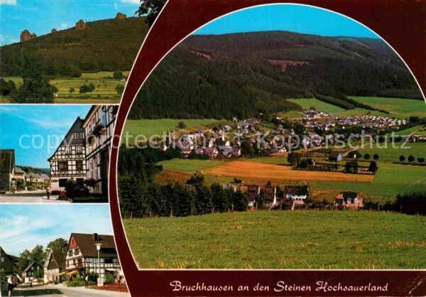 Bruchhausen Ruhr Panorama Fachwerkhäuser