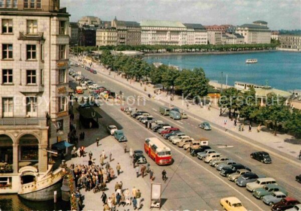 Hamburg Jungfernstieg und Binnenalster