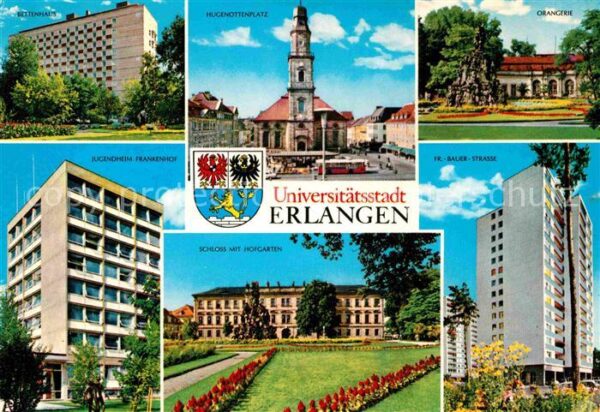 Erlangen Bettenhaus Hugenottenplatz Orangerie Ju