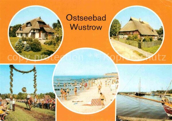 Wustrow Ostseebad Rohrdachhaus Rohrdachkaten Traditionell