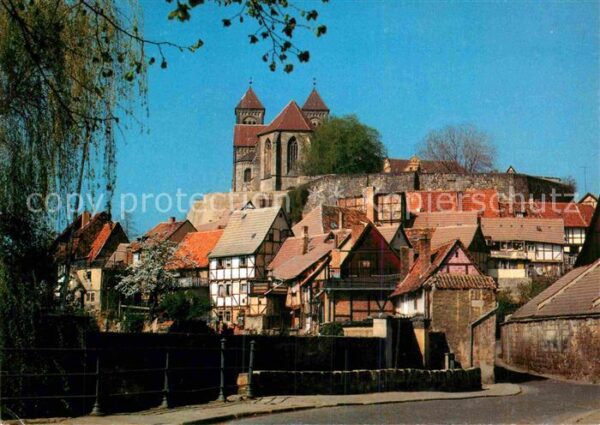 Quedlinburg Schlossberg mit Stiftskirche
