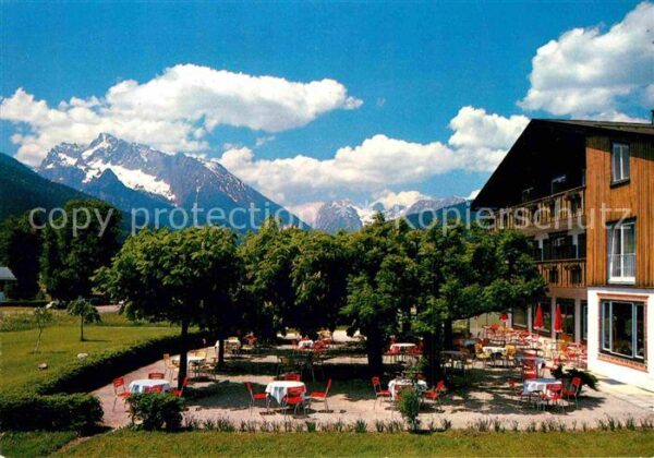 Schoenau Koenigssee Gasthaus und Cafe Kohlhiasl mit Hochkal