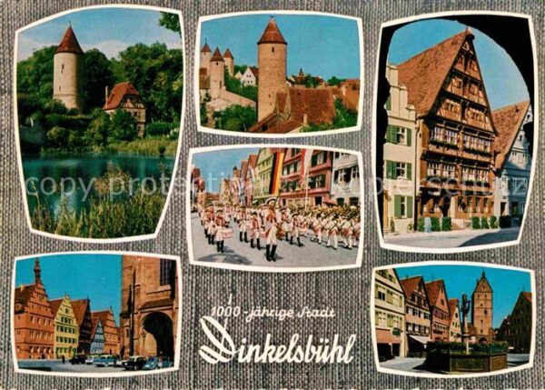 Dinkelsbuehl Faulturm Wehrtürme Knabenkapelle Dt Hau