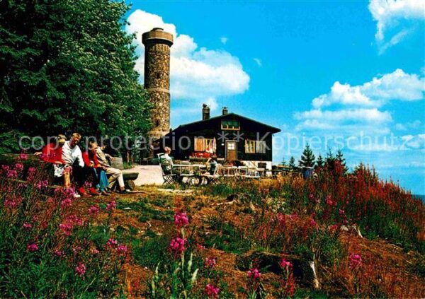 Herzberg Harz Berggaststätte Grosser Knollen Aussicht