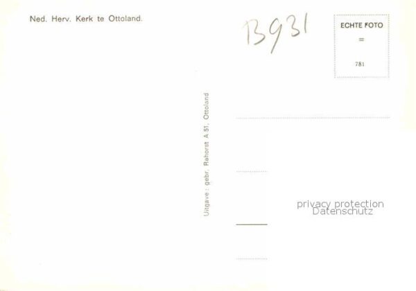 Niederlande Ned Herv Kerk te Ottoland – Bild 2
