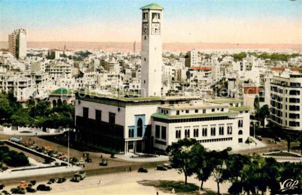 Casablanca Les Services municipaux et vue generale
