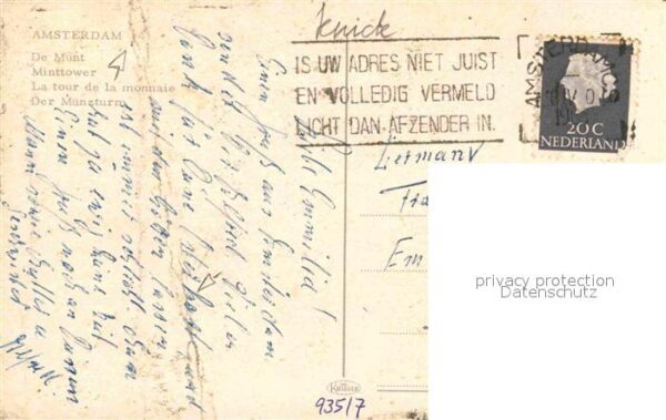 Amsterdam Niederlande De Munt Münzturm – Bild 2