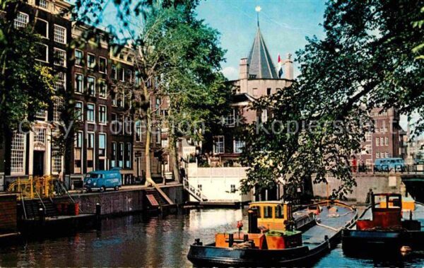 Oud Amsterdam Geldersekade met Schreierstoren