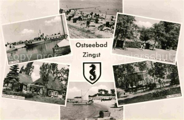 Zingst Ostseebad Hafen Strand Karl Marx Platz Milchbar W