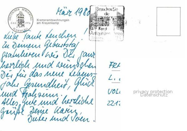 Hamburg Krameramtswohnungen am Krayenkamp Stemp – Bild 2