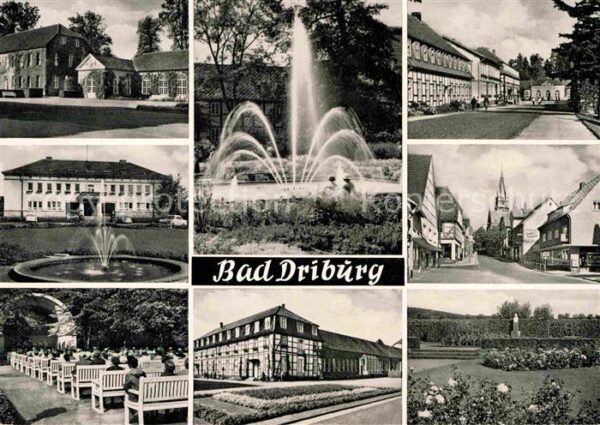 Bad Driburg Teilansichten Kurhotel Springbrunnen Ku