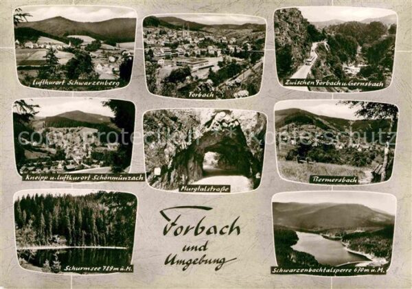 Forbach Baden Luftkurort Schwarzenberg Landschaftspan