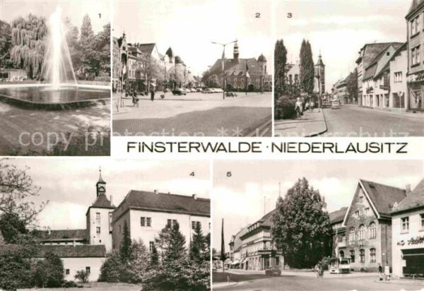 Finsterwalde VVN Denkmal Markt Th?lmannstrasse Schlo