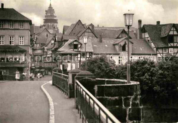 Hannoversch Muenden Weserbrücke Altstadt St Blasienkirche