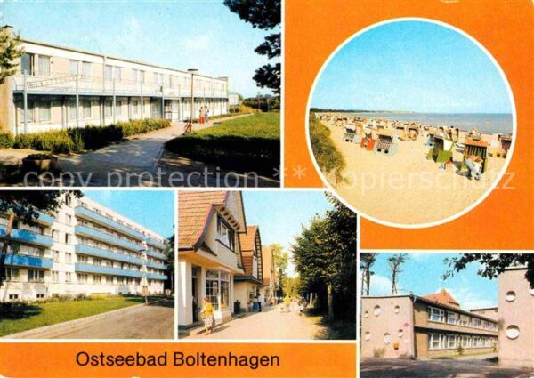 Boltenhagen Ostseebad FDGB Urlauberdorf Strand FDGB Erholungs