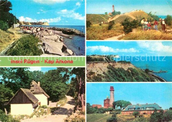 Kap Arkona Küste Promenade Leuchtturm