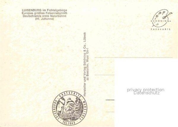 Luisenburg Europas gr?sstes Felsenlabyrinth Deutsc – Bild 2