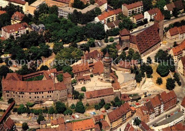 Nuernberg Kaiserburg Fliegeraufnahme
