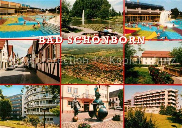 Bad Schoenborn Thermal Schwefelbad Kurhotels Strassenp