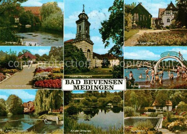 Medingen Bad Bevensen Ilmenau Rosencafe Mühlenteich Kloster D