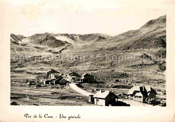 Pas de la Casa Vue generale Frontiere Franco Andorrane