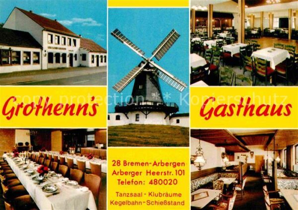 Arbergen Grothenn's Gasthaus Restaurant Festtafe