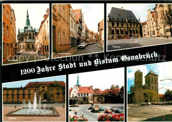 Osnabrueck St Marien Kirche Krahnstrasse Rathaus D