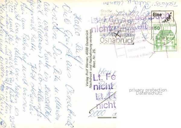 Osnabrueck St Marien Kirche Krahnstrasse Rathaus D – Bild 2