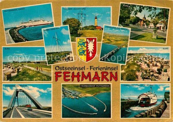 Fehmarn Puttgarten Hafen Fährbahnhof Burg Fehma