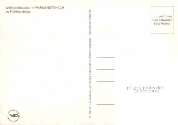 Warmensteinach Weihnachtsbasar Wintersportplatz Fichte – Bild 2