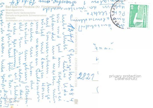 Pieskow Bad Saarow Strandgaststätte Maxim Gorki Gedenkstät – Bild 2