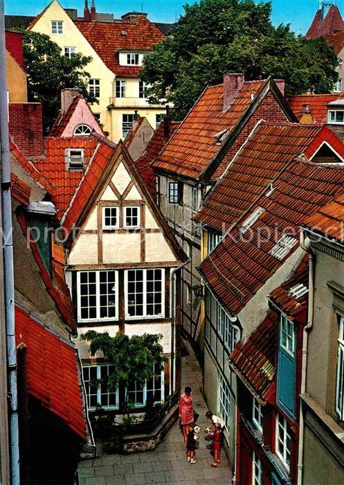 Bremen Wüste Stätte Strasse in der Altstadt Sc