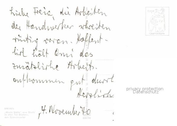 Bremen Wüste Stätte Strasse in der Altstadt Sc – Bild 2