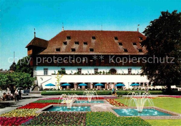 Konstanz Bodensee Konzil Restaurant Wasserspiele