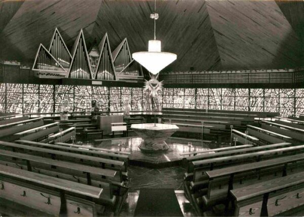 Buchbach Steinbach Wald St Laurentiuskirche Baujahr 1970/71 Inn