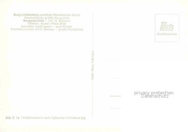 Kusel Burg Lichtenberg Deutschlands grösste B – Bild 2