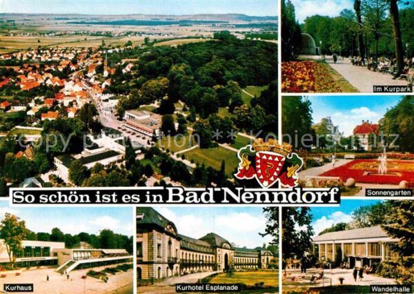 Bad Nenndorf Kurpark Sonnengarten Wandelhalle Kurhot