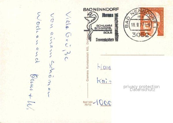 Bad Nenndorf Kurpark Sonnengarten Wandelhalle Kurhot – Bild 2