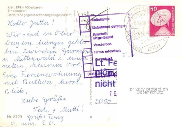 Kruen Dorfstrasse gegen Karwendelgebirge Alma – Bild 2