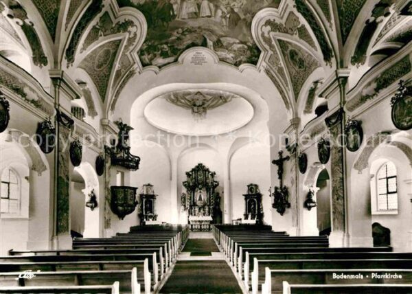 Bodenmais Pfarrkirche Innenansicht