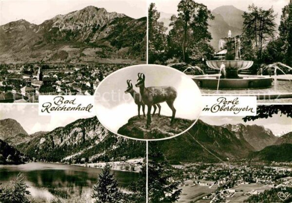 Bad Reichenhall mit Hochstauffen und Zwiesel Kurpark So