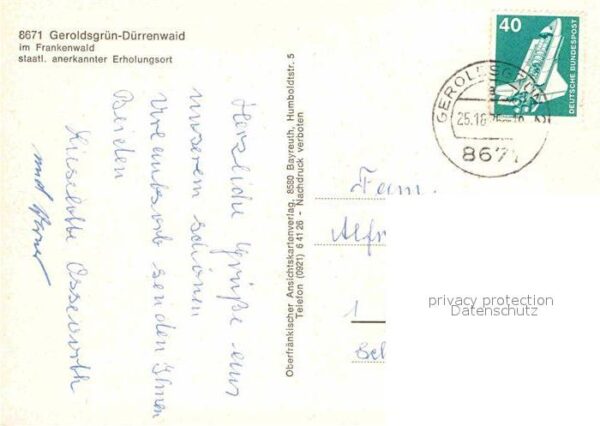 Silberstein Geroldsgruen Panorama Erholungsort Frankenwald Kirch – Bild 2