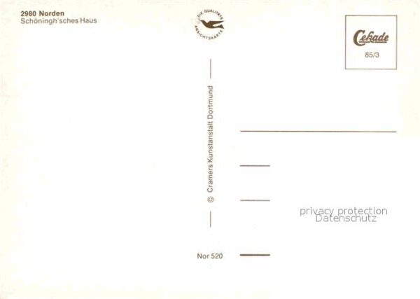 Norden Ostfriesland Schöningh'sches Haus Giebel – Bild 2