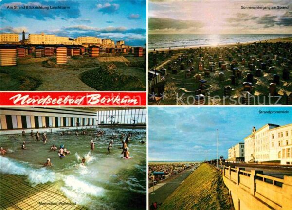 Borkum Meerwasser Hallenschwimmbad Wellenbad K