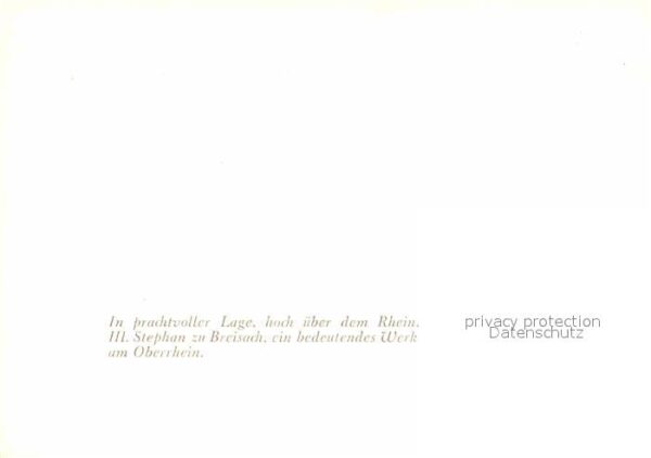 Breisach Rhein Münster des III Stephan zu Breisach rom – Bild 2