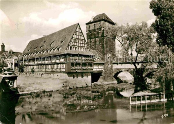 Nuernberg Henkersteg Weinstadel 15. Jhdt.