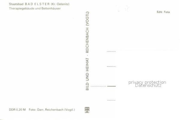Bad Elster Staatsbad Therapiegebäude und Bettenhäu – Bild 2